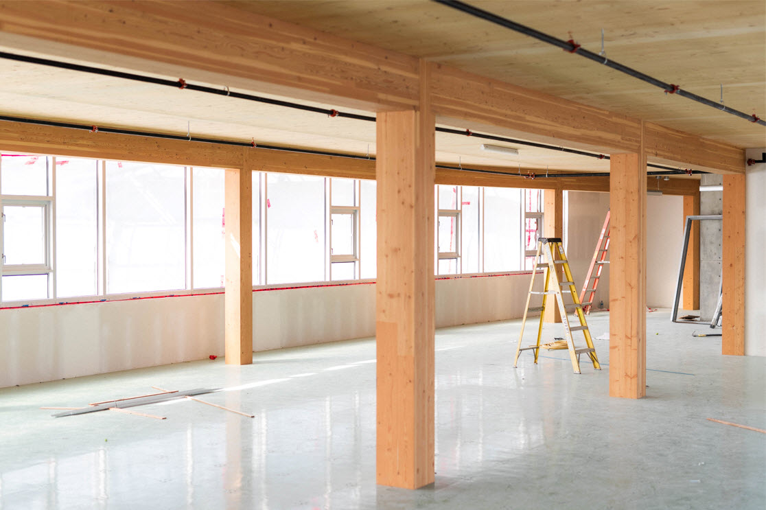 Mass timber office