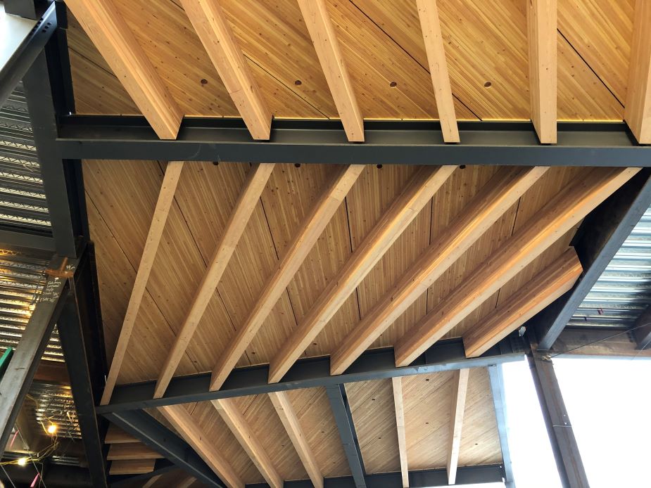 We provided mass timber for this science center upgrade at Wellesley College. This project is targeting LEED Gold Certification.