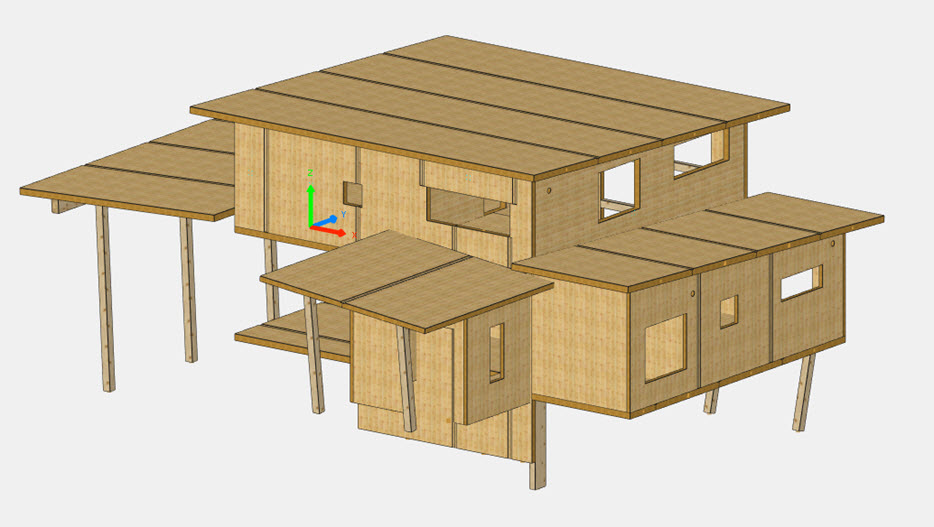 Mass timber home design