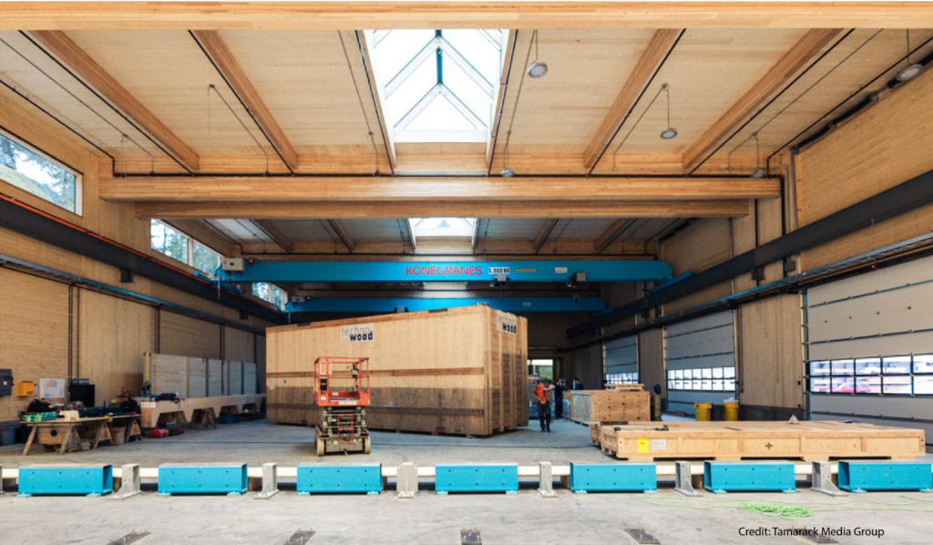 Spearhead Timber facility, Nelson BC, Kalesnikoff Mass Timber