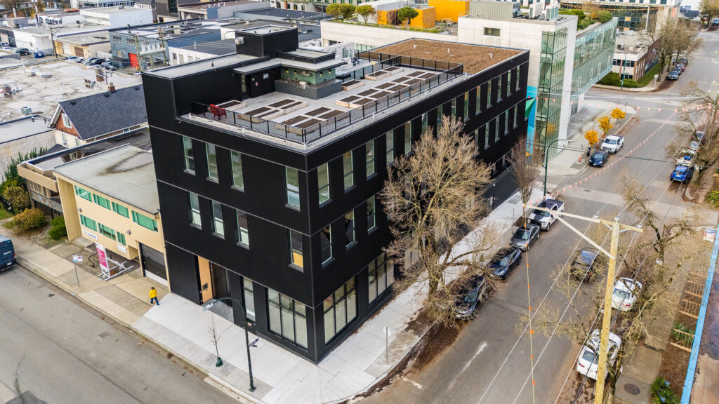 Man 6 mass timber office building Vancouver