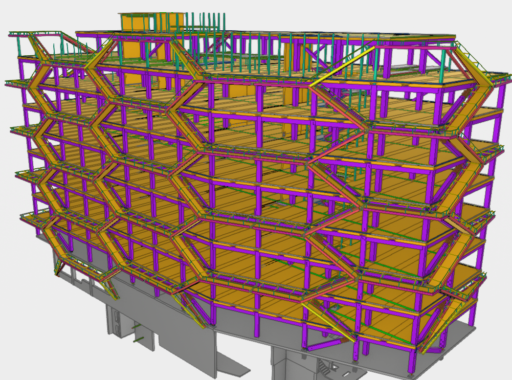 Design file for mass timber office building in Vancouver.