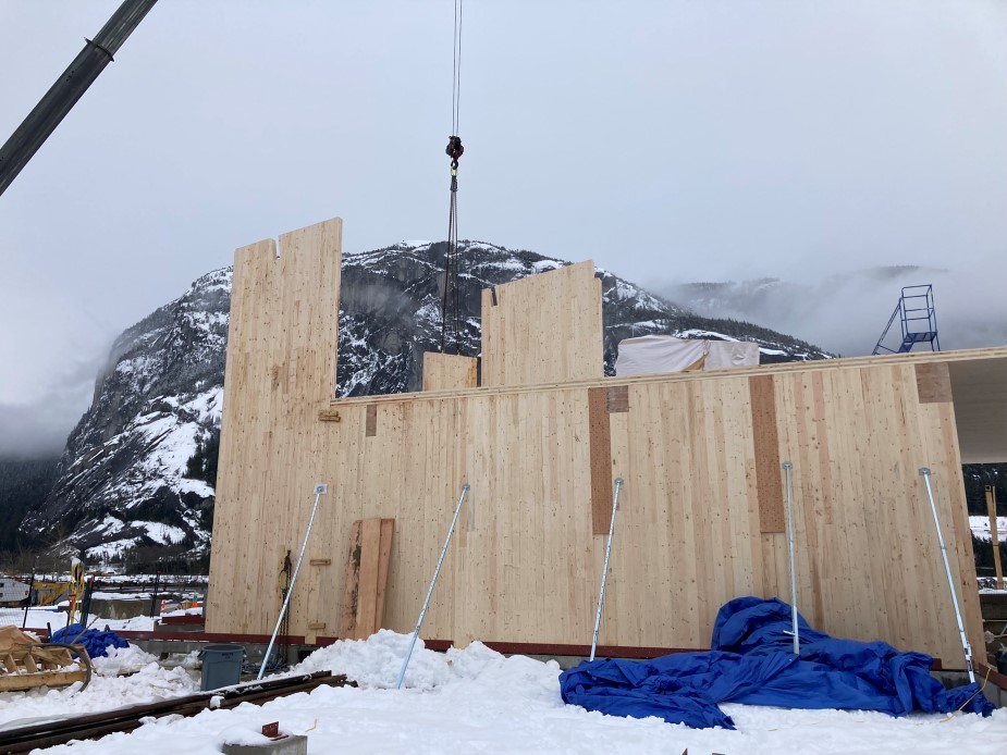 Mass timber install
