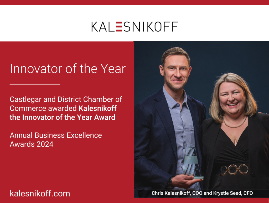 Kalesnikoff Mass Timber - Innovator of the Year 2024